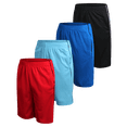 thumbnail image 1 of Pro Athlete Boys Athletic Shorts - 4 Pack Quick Dry Mesh Basketball Gym Shorts for Boys (5-16), 1 of 7