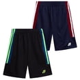 thumbnail image 1 of Pro Athlete Boys Athletic Shorts - 2 Pack Quick Dry Performance Basketball Shorts For Boys (8-16), 1 of 6