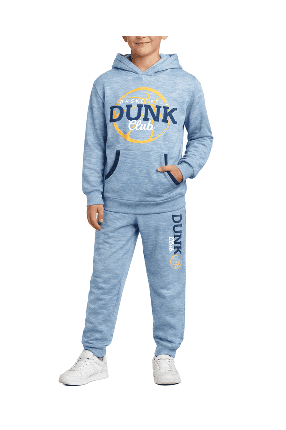 Boys Sweatsuit Set - 2 Piece Soft Fleece Graphic Hoodies and Jogger Sweatpants (2T-16)