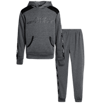 Pro Athlete Boys’ Sweatsuit Set - 2 Piece Fleece Pullover Hoodie and Jogger Sweatpants (8-16)
