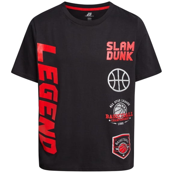 Pro Athlete Boys Athletic Shirts - Soft Cotton Blend Active Performance Short Sleeve Graphic Tees