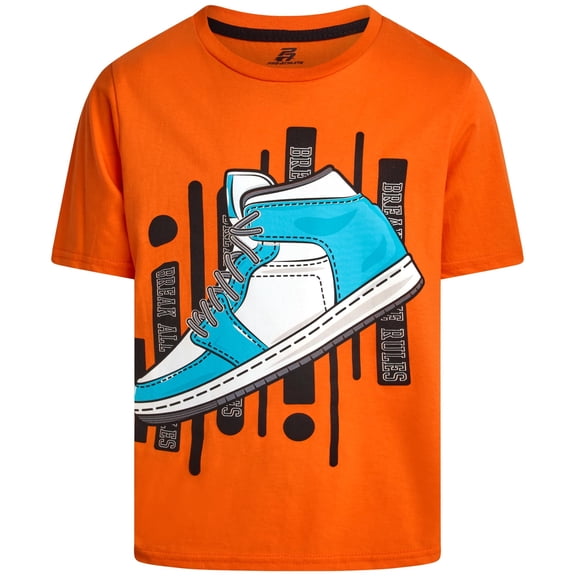 Pro Athlete Boys Athletic Shirts - Soft Cotton Blend Active Performance Short Sleeve Graphic Tees