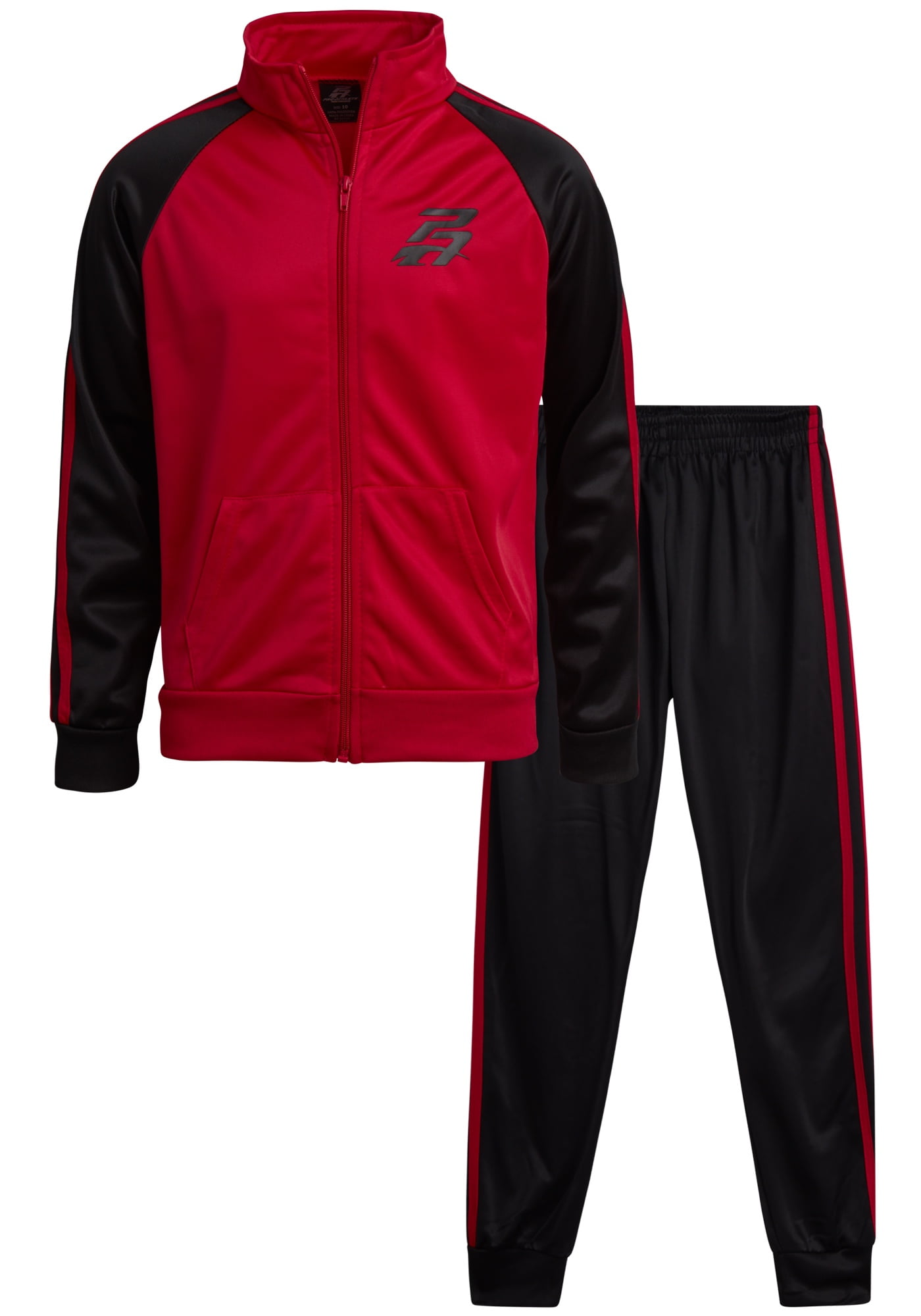 Pro Athlete Boys’ Tracksuit Set 2 Piece Active Tricot Sweatshirt and
