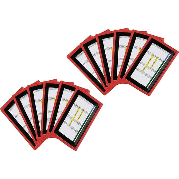 Pro Athletics Football Quarterback Playbook Wristbands for Adult and Youth - Wrist Coach for All Sports with 3 Compartments Youth 12 Pack