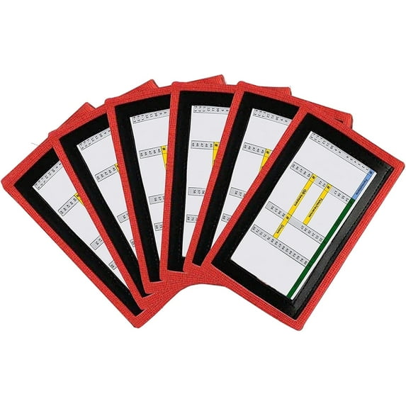 Pro Athletics Football Quarterback Playbook Wristbands for Adult and Youth - Wrist Coach for All Sports with 3 Compartments Youth 6-Pack