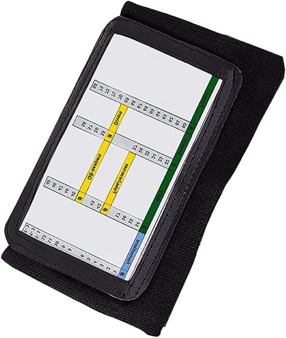 Pro Athletics QB Playbook Wristband Football Quarterback Play Wristbands for Adult and Youth