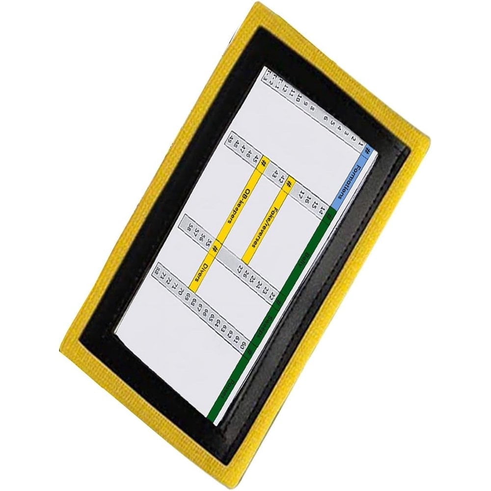 Pro Athletics QB Playbook Wristband Football Quarterback Play