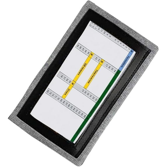 Pro Athletics QB Playbook Wristband - Football Quarterback Play Wristbands for Youth - Wrist Coach for All Sports with 3 Compartments, 1 Pack (Gray)