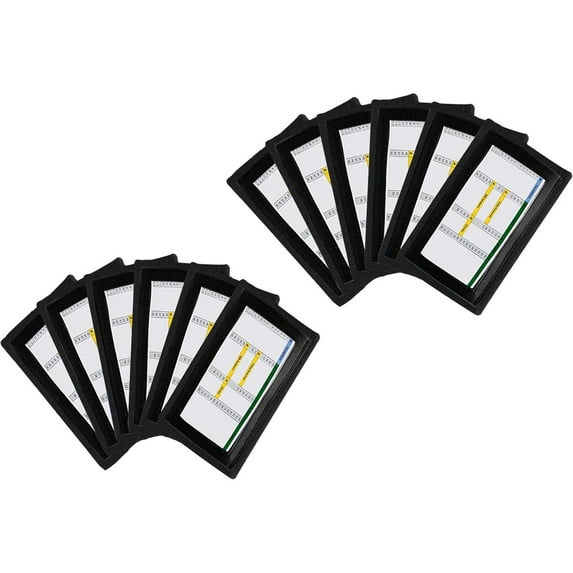 Pro Athletics - Quarterback Play Wristbands for Adult - 12-Pack Wrist Coach for All Sports with 3 Compartments