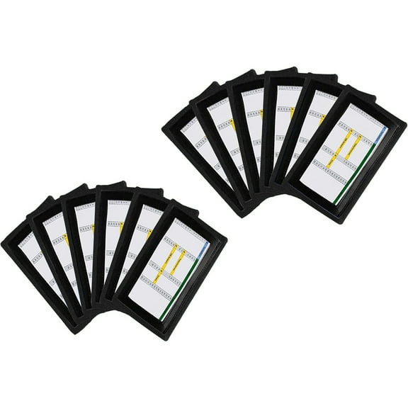 Pro Athletics - Quarterback Play Wristbands for Adult - 12-Pack Wrist Coach for All Sports with 3 Compartments