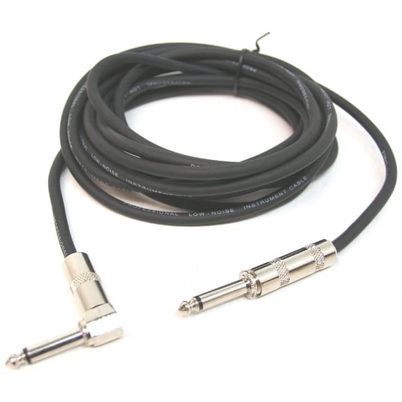 Pro Audio DJ Guitar Instrument, Speaker Or Microphone 1/4" Jack 15 Foot Cable