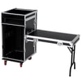 thumbnail image 1 of Pro Audio DJ Road Rack Case with Casters, 16U Grade Rack, 1 of 11