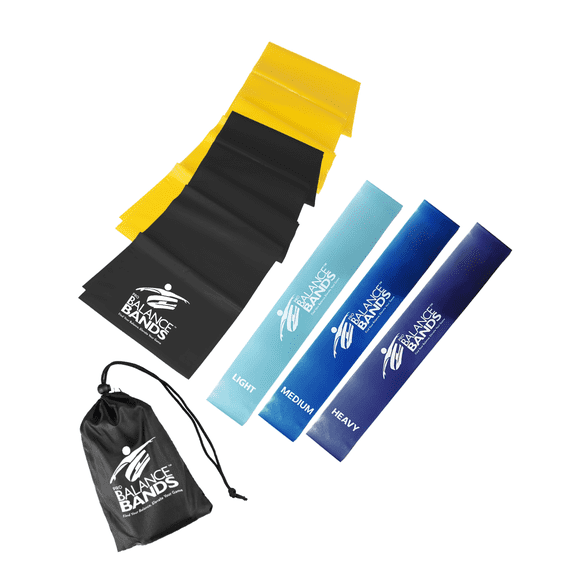 Pro Balance Bands - Resistance Bands for Core Balance & Rehab w/ Workout Library Included
