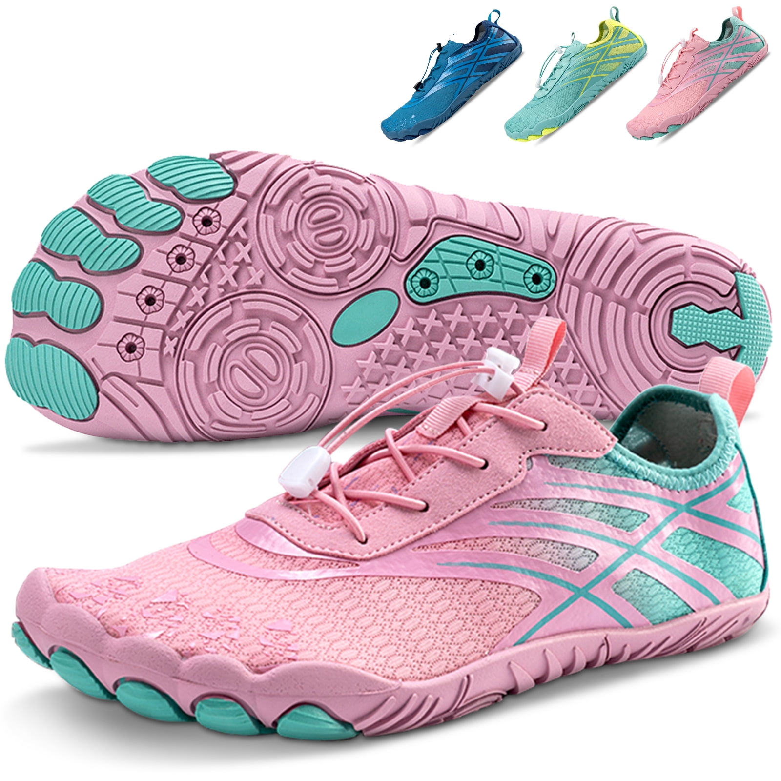 Pro Barefoot Shoes for Women & Men Wide Toe Box Hiking Water Shoes Non ...