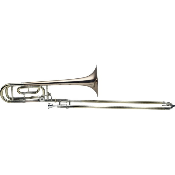 Pro Bb/F Tenor Trombone, Gold brass bell, L-bore