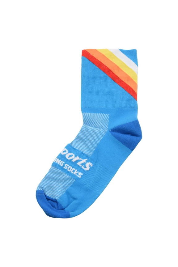 Pro Best Sports Socks Windproof Warm Weather Tall Cycling Crazy Basketball Running Athletic Defeet Blue