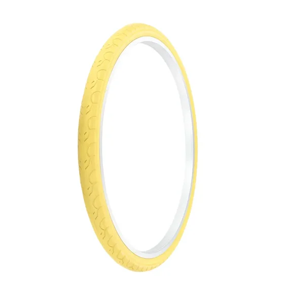 Pro+ Bicycle Bike Tire In 26" X 1.50" Yellow Slick Tread Single Tire G-5013