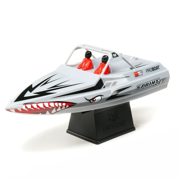 Pro Boat Sprintjet 9" Self-Righting Deep-V Jet Boat Brushed RTR Ready to Run Silver PRB08045T1 Boats RTR Electric