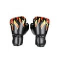 thumbnail image 1 of Pro Boxing Bag Training Kickboxing Sparring MMA Leather Gloves for Women Kids, 1 of 7