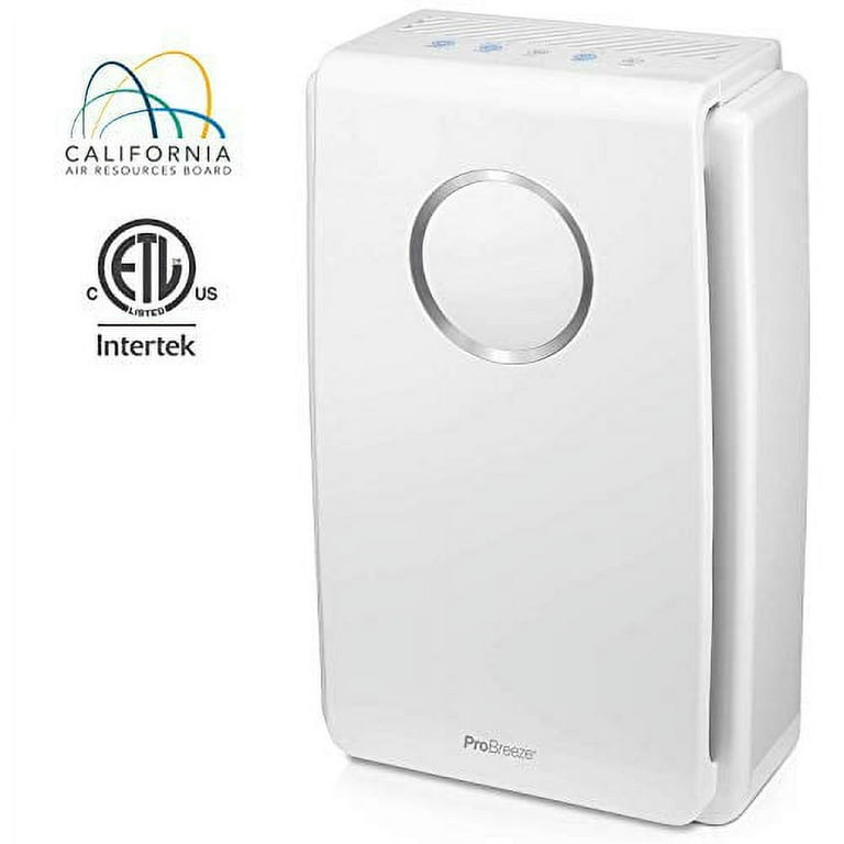 Pro Breeze 5 in 1 Air Purifier with True HEPA Filter Carbon Filter and Negative Ion Generator 500 Sq Ft Air Purifier for Large Rooms Homes