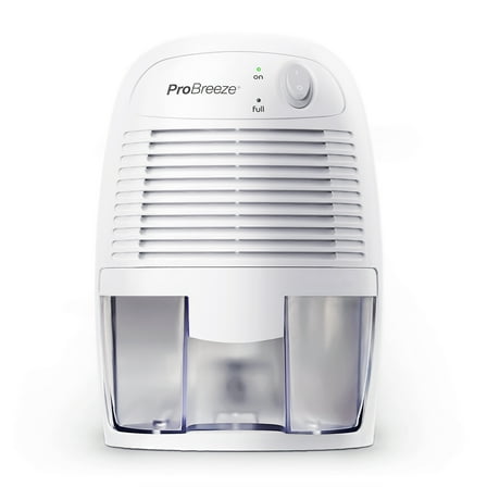 Pro Breeze Mini Portable Dehumidifier, 17oz Ultra Quiet Compact Peltier Dehumidifier, 215 Sqft 1pack
