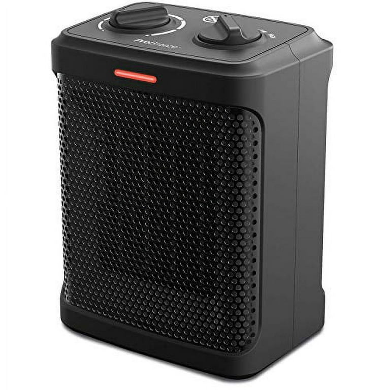 Pro Breeze Space Heater - 1500W Electric Heater with 3 Operating Modes and Adjustable Thermostat - Room Heater for Bedroom, Home, Office and Under