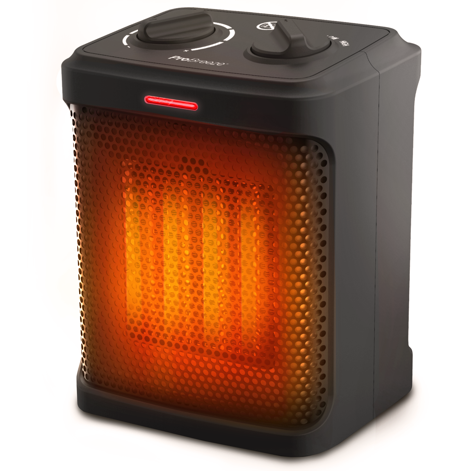 Sharper Image Table Top Adjustable Black Heater