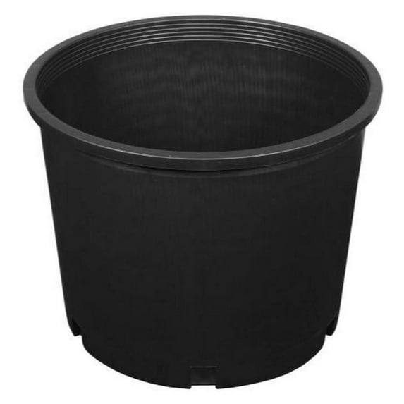 Pro Cal HGPK7PHD Premium Nursery Pot 7 Gal (5/pk), Black Injection molded