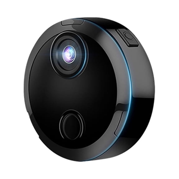 Pro Camera Home Surveillance Camera Wireless | Heavy-Duty 1080P HD Resolution | Advanced Auto-Focus & Mic | Privacy Cover | This mini camera can record with 1080P mp4 video. Black