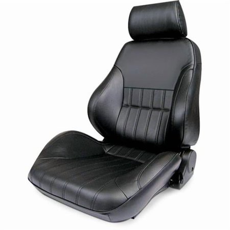 Pro Car SCAT 80-1000-51ls Rally 1000 Seat Black Vinyl With Smooth Back Fits select: 1975-2003 FORD F150, 1993-2007 HONDA CIVIC