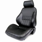 Pro Car SCAT 80-1000-51ls Rally 1000 Seat Black Vinyl With Smooth Back Fits select 1975-2003 FORD F150, 1993-2007 HONDA CIVIC