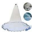 thumbnail image 1 of Pro Cast Net Fishing Mesh Saltwater Bait Drawstring Catch, 6ft/8ft/12ft/16ft, 1 of 11