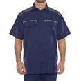 thumbnail image 1 of Pro Celebrity Color Block Fishing Shirt (Navy, XS), 1 of 4