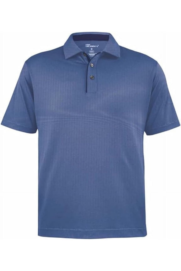 Men 717 Hampton Micro Stripe Short Sleeve Polo (NAVY, 3X-Large)