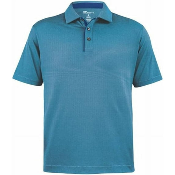 Pro Celebrity Men 717 Hampton Micro Stripe Short Sleeve Polo (ROYAL, 3X-Large)