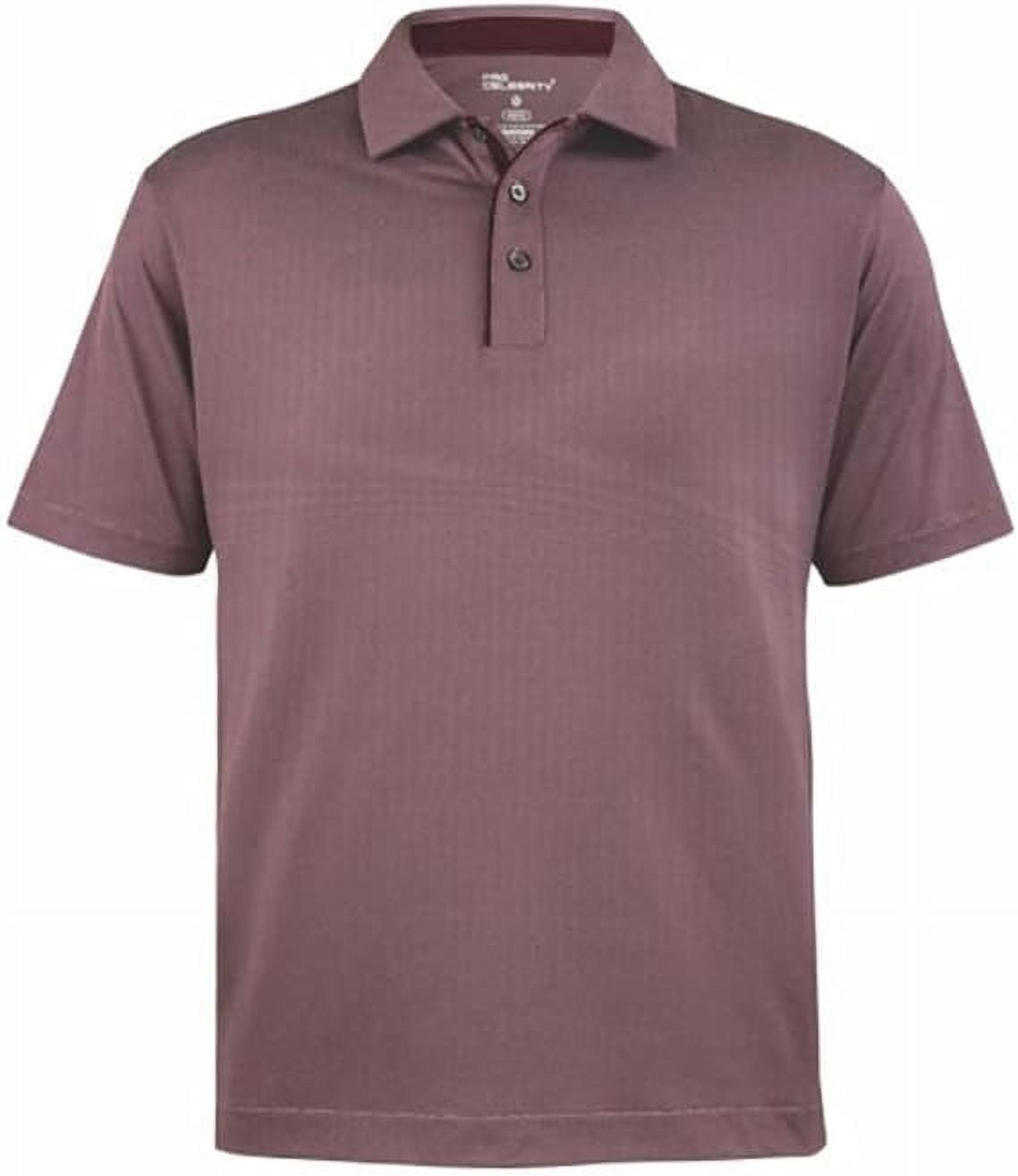 Pro Celebrity Men 717 Hampton Micro Stripe Short Sleeve Polo