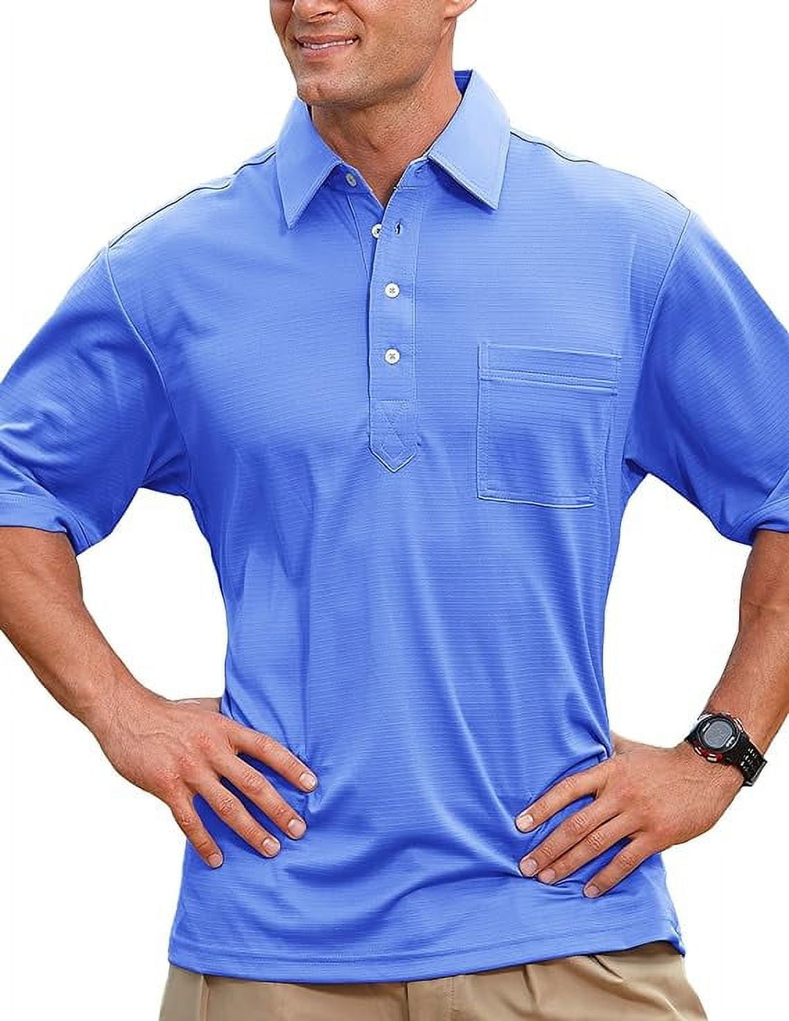 Pro Celebrity® Men's Original Basic Member Polo Shirt (Small, Carolina