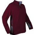 thumbnail image 1 of Pro Celebrity Men's Pro-Blitz Quarter-Zip Long Sleeve Pullover (2X-Large, Maroon & Graphite), 1 of 1