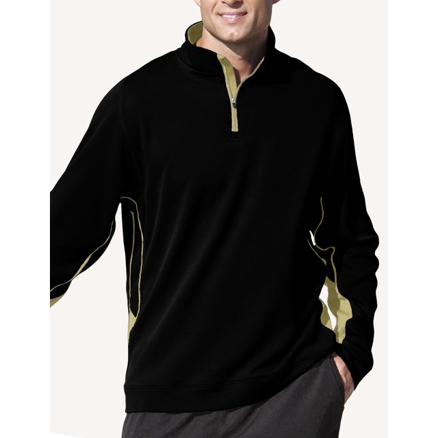 Pro Celebrity Men's ProBlitz QuarterZip Long Sleeve Pullover (Small