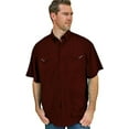 thumbnail image 1 of Pro Celebrity Men's Pro Fishing Outdoor Button-Down Shirt (4XL , Maroon), 1 of 3