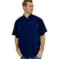 thumbnail image 1 of Pro Celebrity Men's Pro Fishing Outdoor Button-Down Shirt (X-Large, Navy), 1 of 3