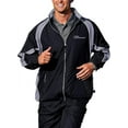 thumbnail image 1 of Pro Celebrity Men's Pro Freedom Warm Up Jacket (Medium, Black & Graphite), 1 of 1
