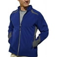 thumbnail image 1 of Pro Celebrity Men's Subzero Athletic Soft-Shell Full Zip Jacket (3X-Large, Royal & Graphite), 1 of 1