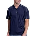 thumbnail image 1 of Pro Celebrity Men's Super Charger Polo Shirt (Medium, Navy & White), 1 of 1