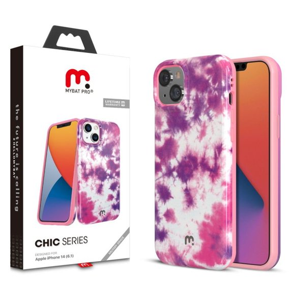 Pro Chic Series Case Compatible With Apple iPhone 14 (6.1) - Sunset Tie Dye