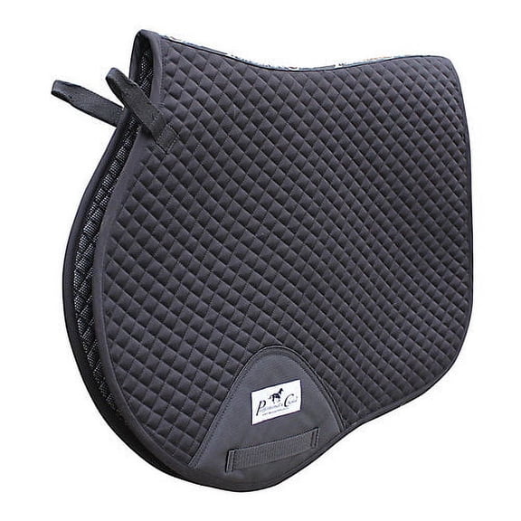 Professional's Choice Jump Pad with VenTECH Lining - Contoured Breathable Moisture-Wicking Saddle Pad Black