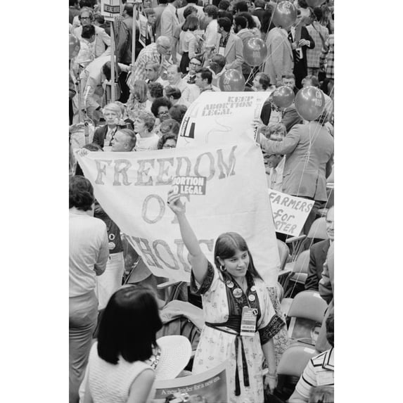 Pro-Choice Democrats Protesting The Anti-Abortion Candidate History (24 x 36)