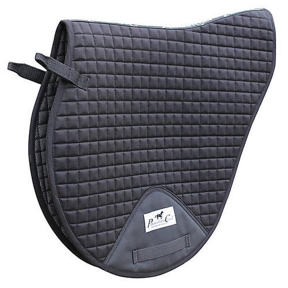 Professional's Choice VenTECH XC Cross Country Saddle Pad - Breathable & Durable 23" x 20" Black