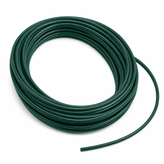 Christmas Designers 18/2 Green Zip Cord, 100 ft Bulk Wire for Custom Christmas Lighting, Plugs Sold Separately