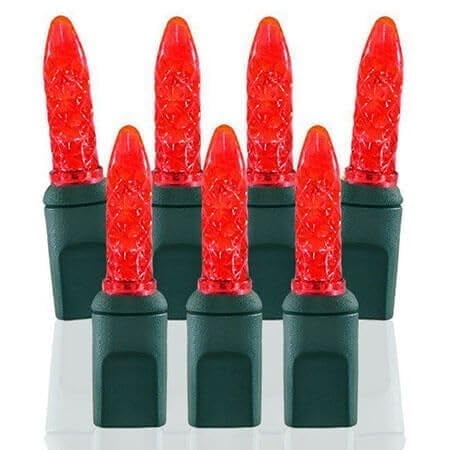 Pro Christmas M5 LED Mini String Lights, 100 Count, Red